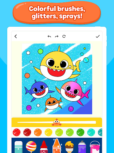 Baby Shark Coloring Book: Kids