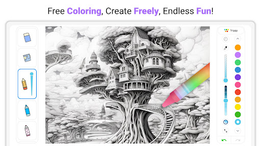 InColor: Coloring & Drawing