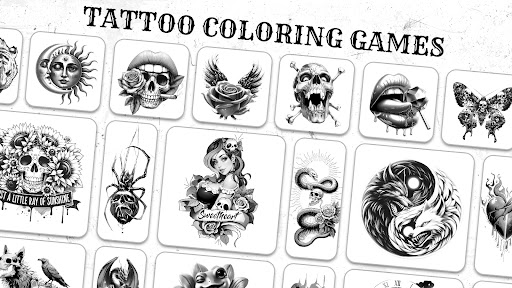 Tattoo Coloring games