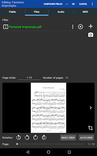 MobileSheets