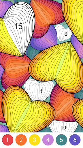 Tangle Color by Number Book