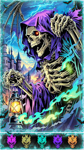 Dark, Horror Color by Number