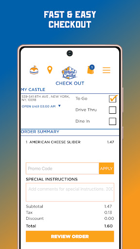 White Castle Online Ordering