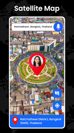 GPS Navigation: Live Maps View