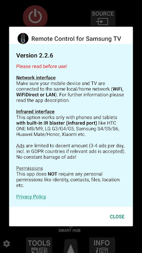 TV (Samsung) Remote Control