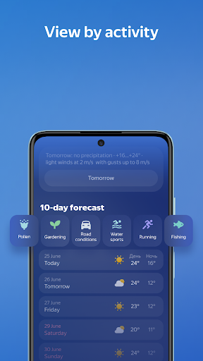 Yandex Weather & Rain Radar
