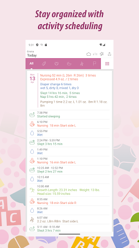 Baby Tracker - Newborn Log