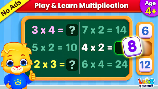 Kids Multiplication Math Games