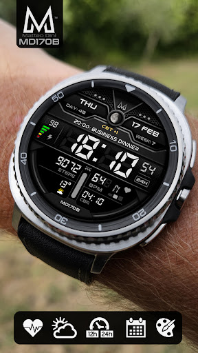 MD170B Digital watch face