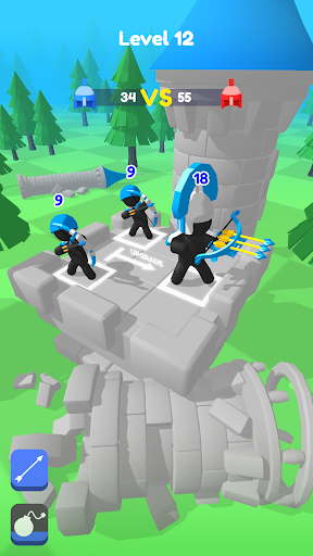 Merge Archers: Bow and Arrow