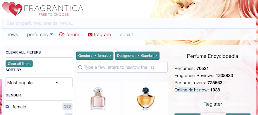 Fragrantica Perfumes