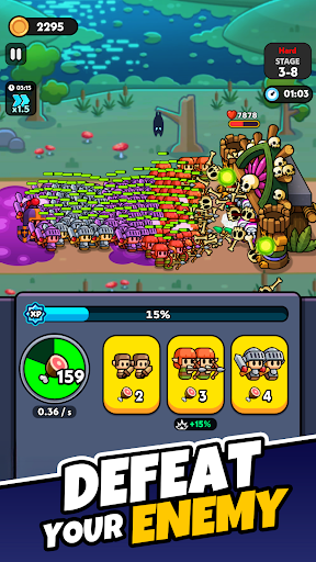 Tiny Warriors Rush - Idle TD