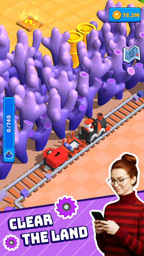 Train Miner: Idle Railway Game