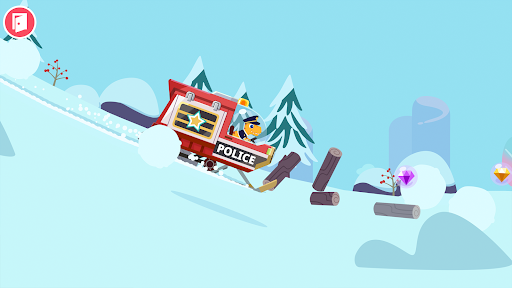 Dinosaur Police Car Games kids