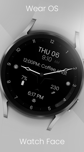 Minimal Black v30 Watch Face