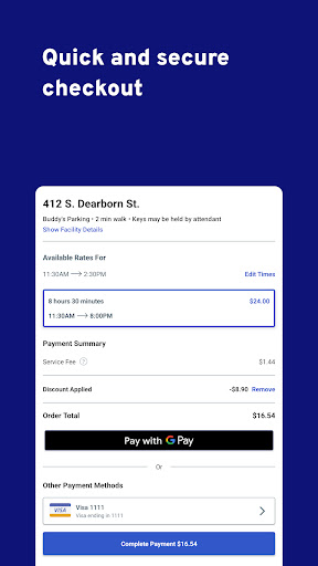 ParkWhiz -- Parking App