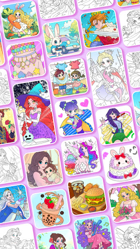 Princess Game Fantasy Coloring