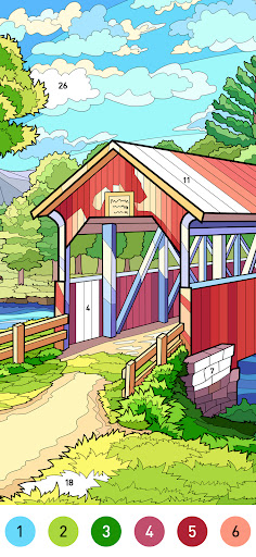 Country Farm Coloring Book