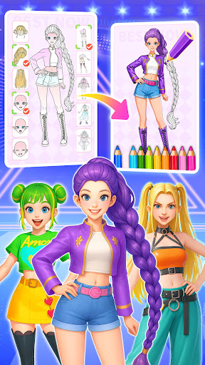 Princess Game Fantasy Coloring