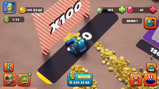 Idle Zombie Miner: Gold Tycoon