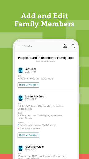 FamilySearch Tree