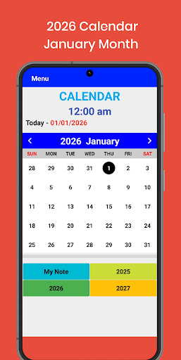 2026 Calendar