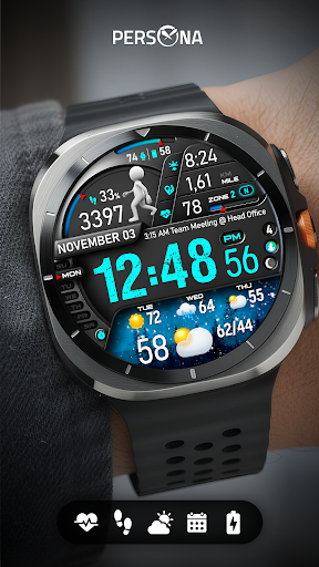 PER23 Digital Watch Face