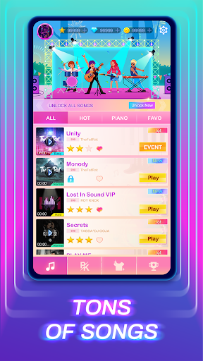 Piano Fire 2: Slide Challenge
