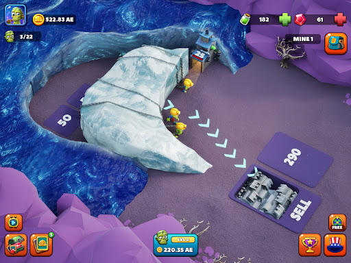 Idle Zombie Miner: Gold Tycoon
