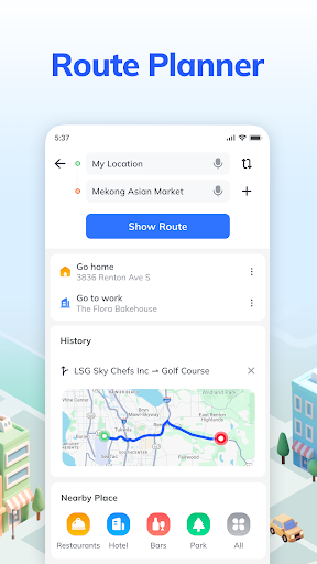 Voice GPS Navigation: GPS Map