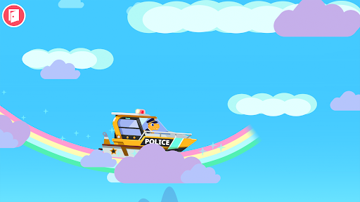 Dinosaur Police Car Games kids