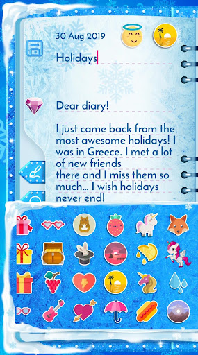 Winter Princess Diary: Lock