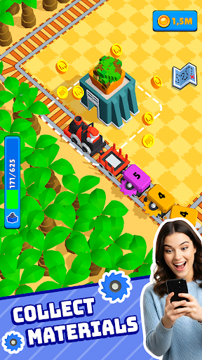 Train Miner: Idle Railway Game