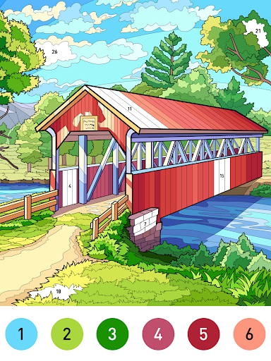 Country Farm Coloring Book