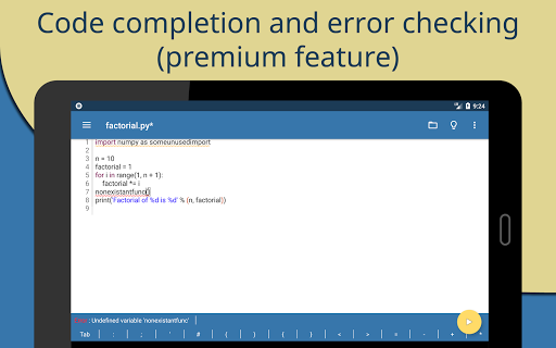 Pydroid 3 - IDE for Python 3