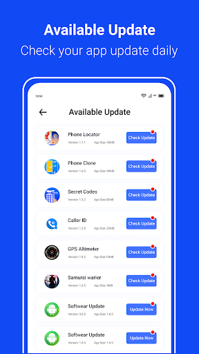 Update Software App: Updates