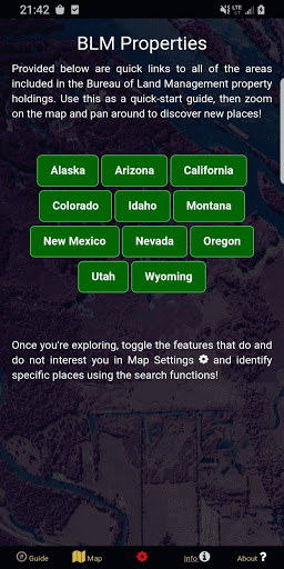 BLM Public Lands Map Guide USA