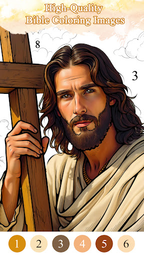 Bible Color Paint By Number