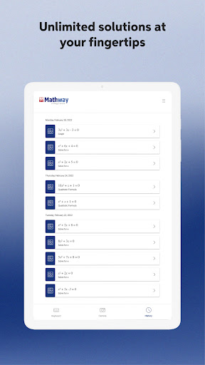Mathway: Scan & Solve Problems