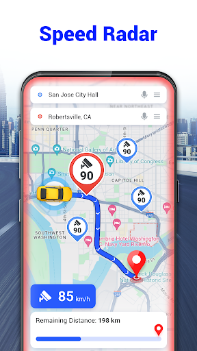 GPS Voice Navigation & Radar