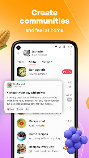 Online chat, calls - Gem Space