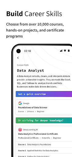 Coursera: Grow your career