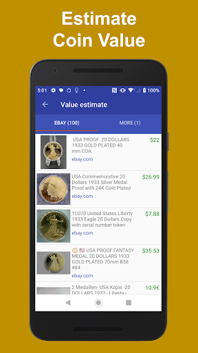 Coinoscope: Coin identifier