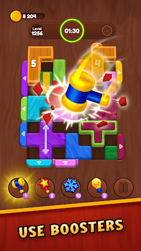 Wood Color Jam - Block Puzzle