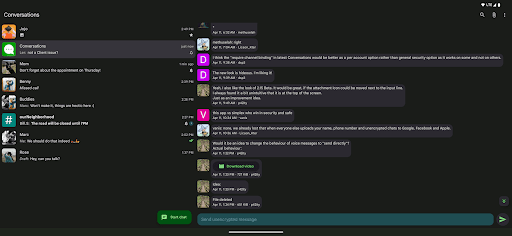 Conversations (Jabber / XMPP)