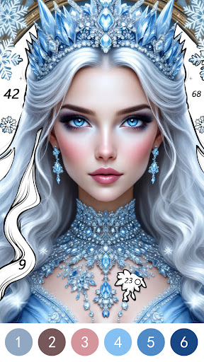 Fantasy Color By Number Game