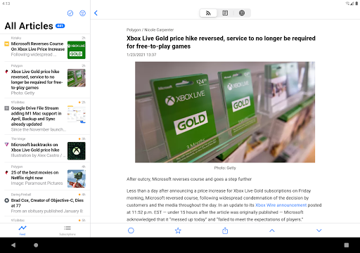 Fluent Reader Lite - RSS Clien