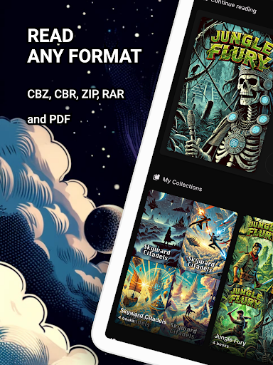Comic Reader CBR, CBZ & PDF