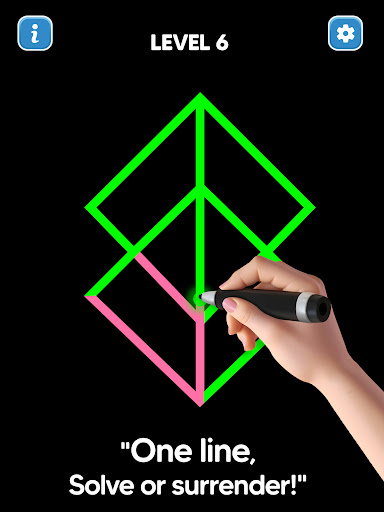 Line Drawing: No Lift Puzzle