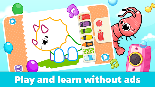 Coloring for Kids: Drawing 2-6